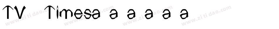 TV Times字体转换